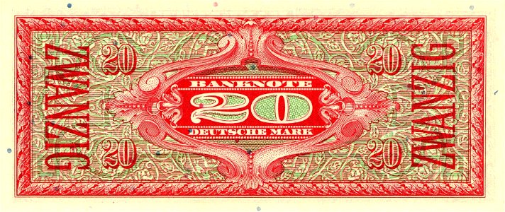 20 DM Serie1 Ausgabe2 Rueckseite