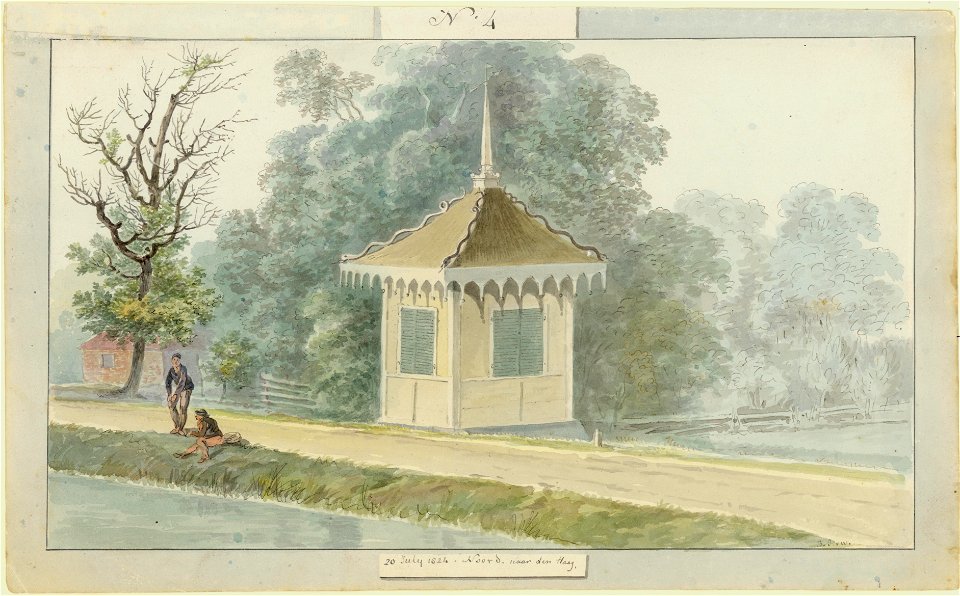 20 july 1824 Noord naar den Haag., Balthasar Jooss, SA Delft, inv.nr. 68155