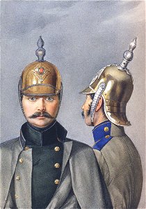 20 205 Book illustrations of Historical description of the clothes and weapons of Russian troops