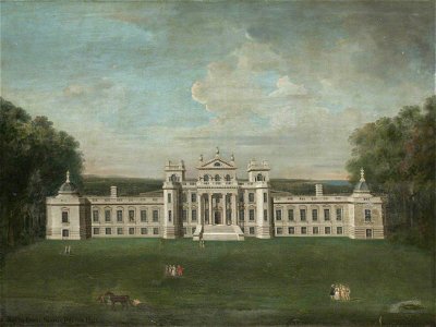 Arthur Pond (1701-1758) - View of the South (Park) Front of Seaton Delaval Hall - 1276690 - National Trust