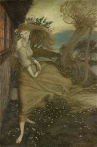 Arthur Rackham - Undine at the Window - 1965.122 - Yale University Art Gallery