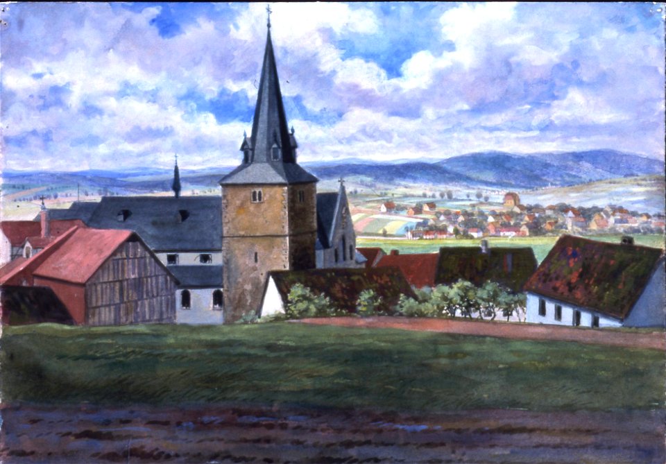Arthur Nantel-VILLAGE OF NEUHOFF, OBERHESSEN (CWM 19710261-0505)