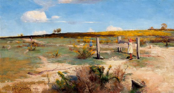 Arthur Streeton - Early summer - gorse in bloom - Google Art Project