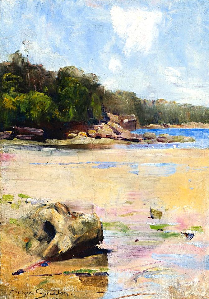Arthur Streeton - Sirius cove (1895)