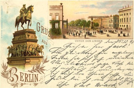 Berlin, Mitte, Berlin - Unter den Linden (8) (Zeno Ansichtskarten)