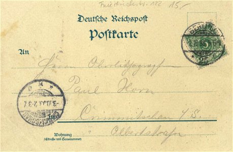 Berlin, Mitte, Berlin - Bierlokal Hopfenblüthe (back) (Zeno Ansichtskarten)