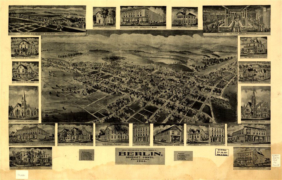 Berlin, Somerset County, Pennsylvania 1905 LOC gm71005380