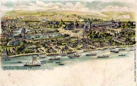 Berlin, Treptow, Gewerbeausstellung 1896, Übersicht