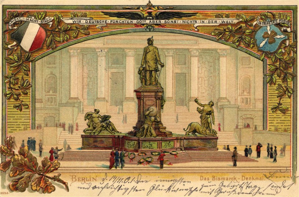 Berlin, Tiergarten, Bismarck-Nationaldenkmal, 1901
