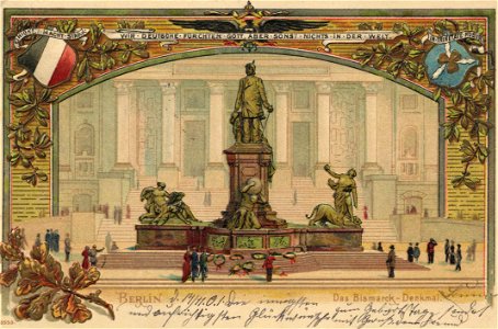 Berlin, Tiergarten, Bismarck-Nationaldenkmal, 1901