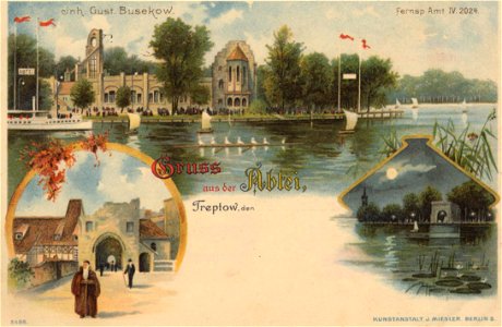 Berlin, Treptow, Berlin - Abtei (Zeno Ansichtskarten)