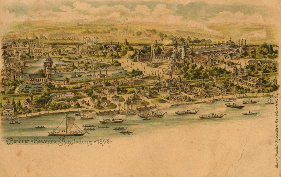 Berlin, Treptow, Berlin - Berliner Gewerbe-Ausstellung 1896 (Zeno Ansichtskarten)
