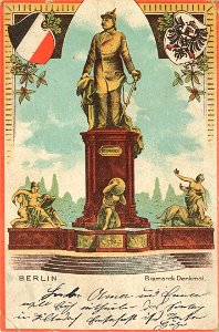 Berlin, Tiergarten, Bismarck-Nationaldenkmal, 1902b