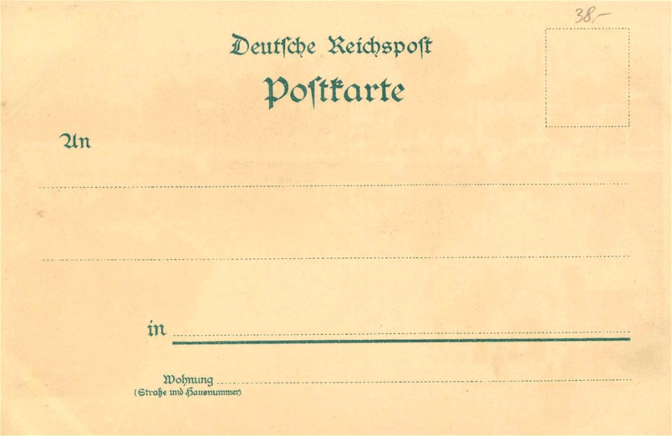 Berlin, Treptow, Berlin - Abtei (back) (Zeno Ansichtskarten)