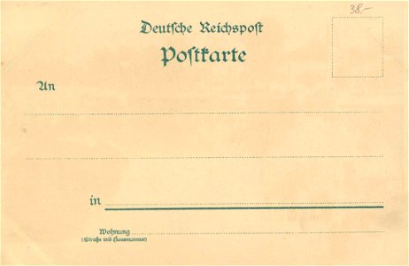 Berlin, Treptow, Berlin - Abtei (back) (Zeno Ansichtskarten)