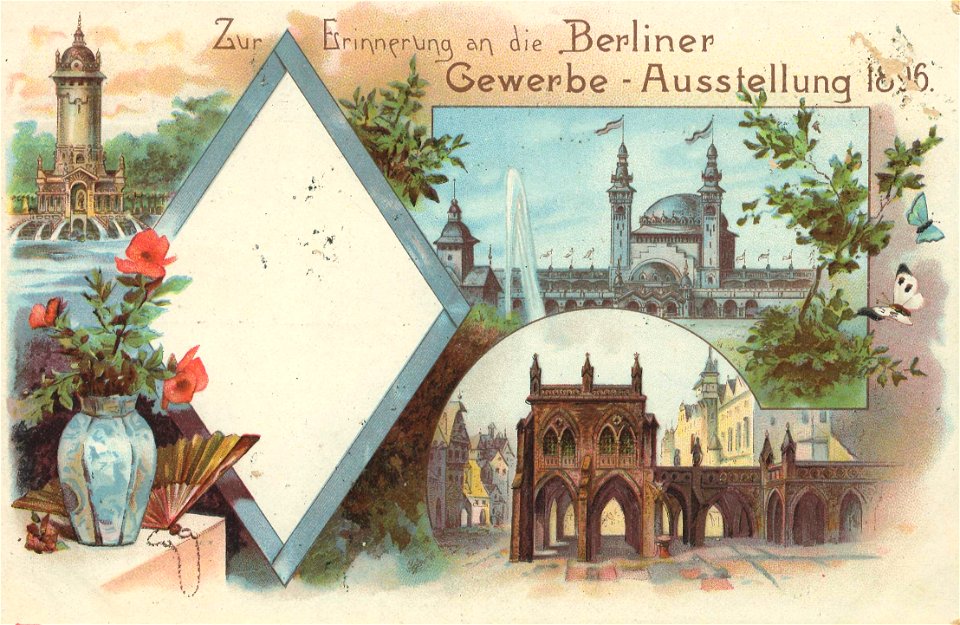 Berlin, Treptow, Gewerbeausstellung 1896, Erinnerung
