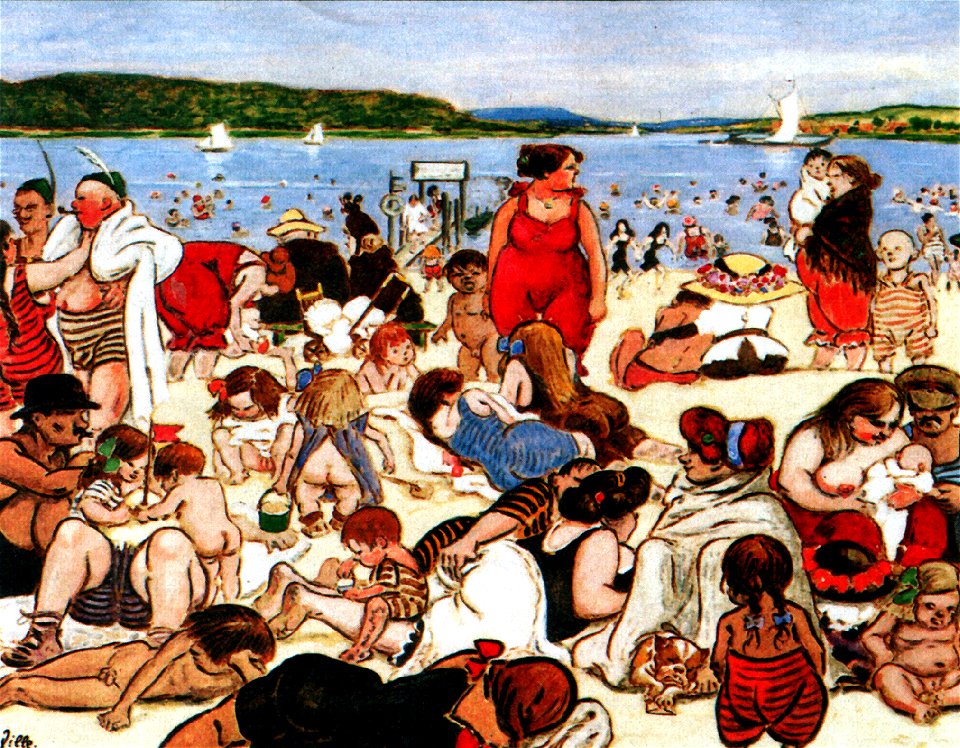 Berliner Strandleben Heinrich Zille