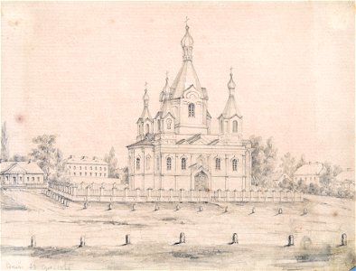 Bieraście, Šašejnaja, Sabornaja. Берасьце, Шашэйная, Саборная (N. Orda, 30.06.1869)
