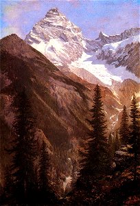 Bierstadt Albert Canadian Rockies Asulkan Glacier