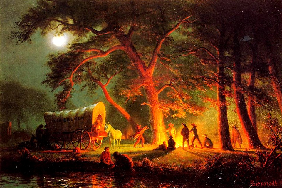 Bierstadt Albert Oregon Trail