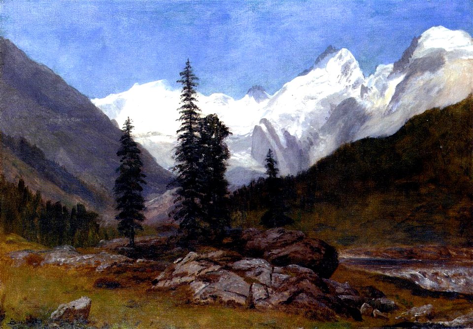 Bierstadt Albert Rocky Mountain
