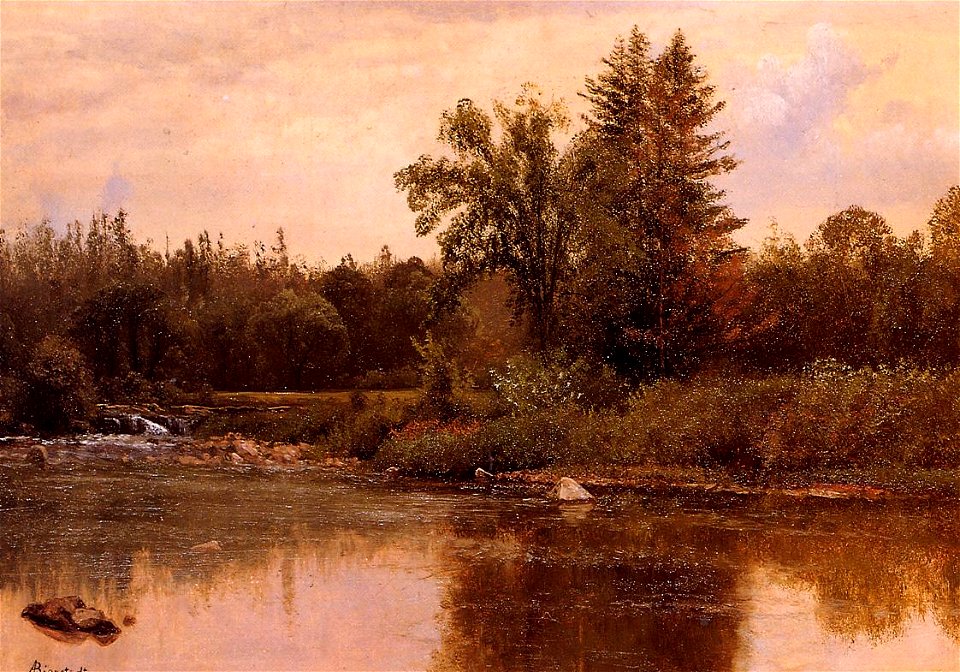 Bierstadt Albert Landscape New Hampshire