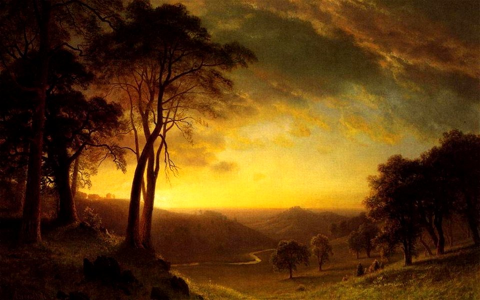 Bierstadt Albert Sacramento River Valley