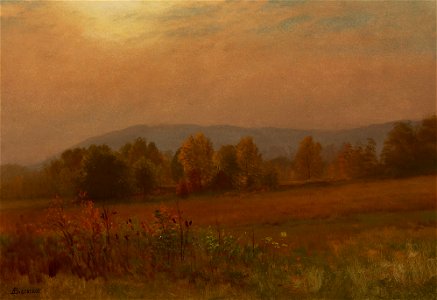 Albert Bierstadt - Autumn Landscape, New England