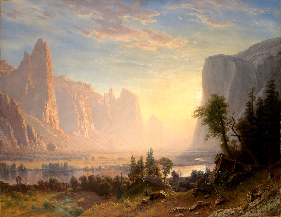 Valley of the Yosemite by Albert Bierstadt 1868