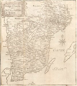 Biurmans vägvisare 1742 karta 1