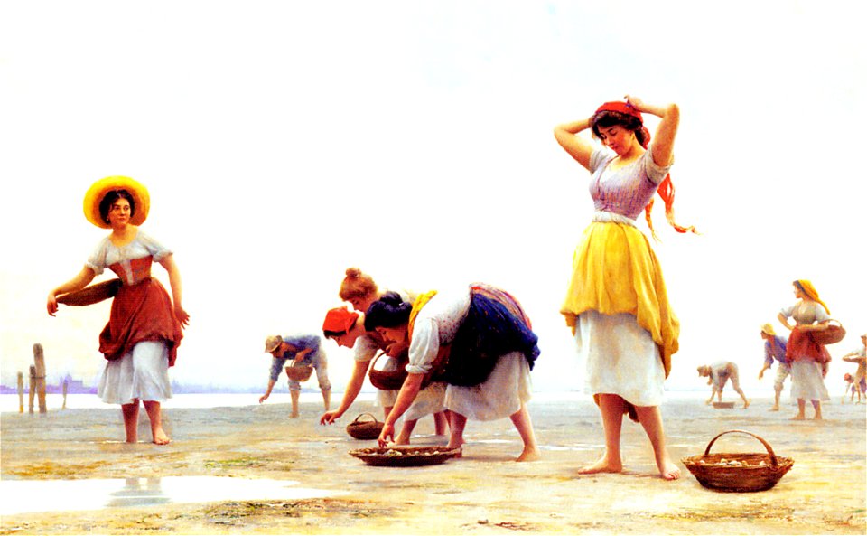 Blaas mussel-gatherers