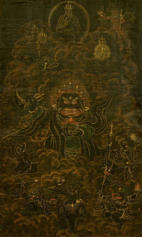 Black Cloak Mahakala or Bernag Chen - Google Art Project (cropped)