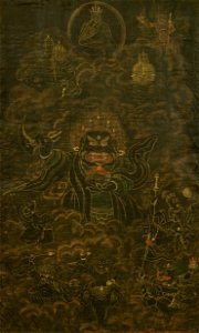Black Cloak Mahakala or Bernag Chen - Google Art Project (cropped)
