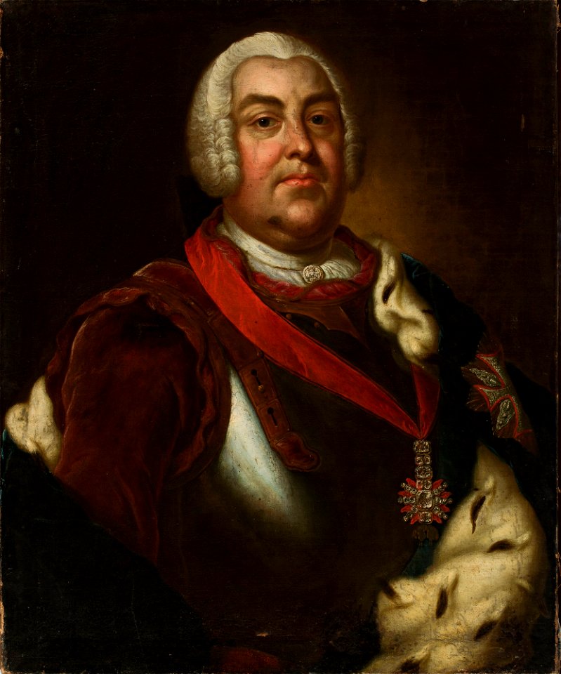 C.B. Müller - Portrait of Augustus III the Saxon, King of Poland - 130189 MNW - National Museum in Warsaw