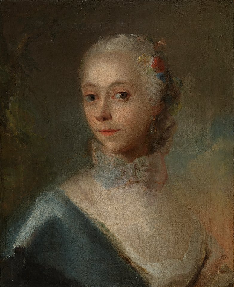 C.G. Pilo - Dameportræt - KMS3985 - Statens Museum for Kunst