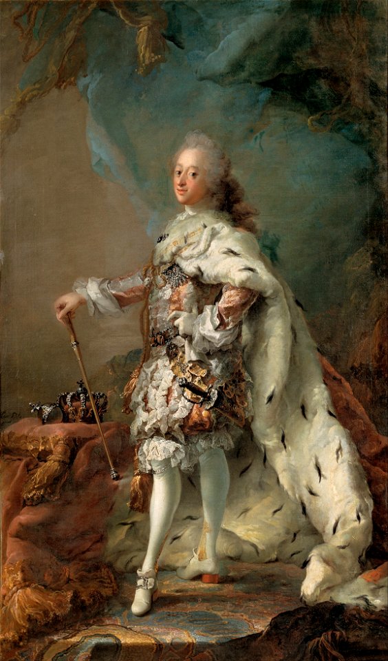 C.G. Pilo - Portrait of Frederik V in Anointment Robe - Google Art Project