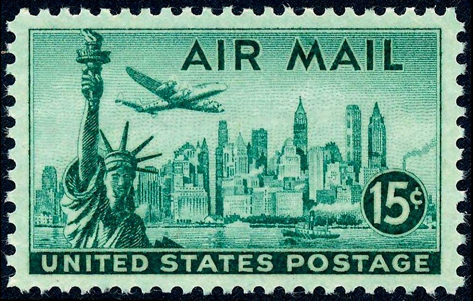 C35 Airmail stamp 15c
