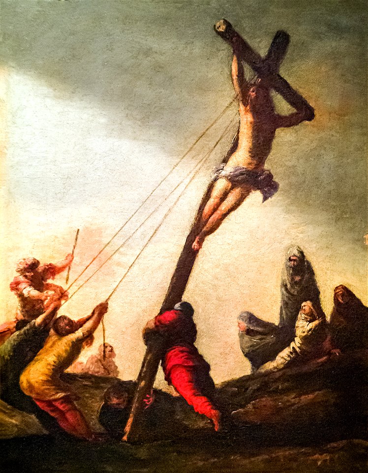 Ca' Rezzonico - Innalzamento della Croce (Inv.065) - Sebastiano Mazzoni