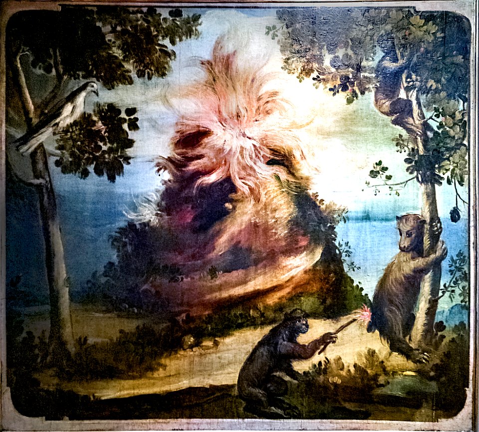 Ca' Rezzonico - Scena allegorica con fuoco e animali (Inv.30) - Jacopo Tintoretto