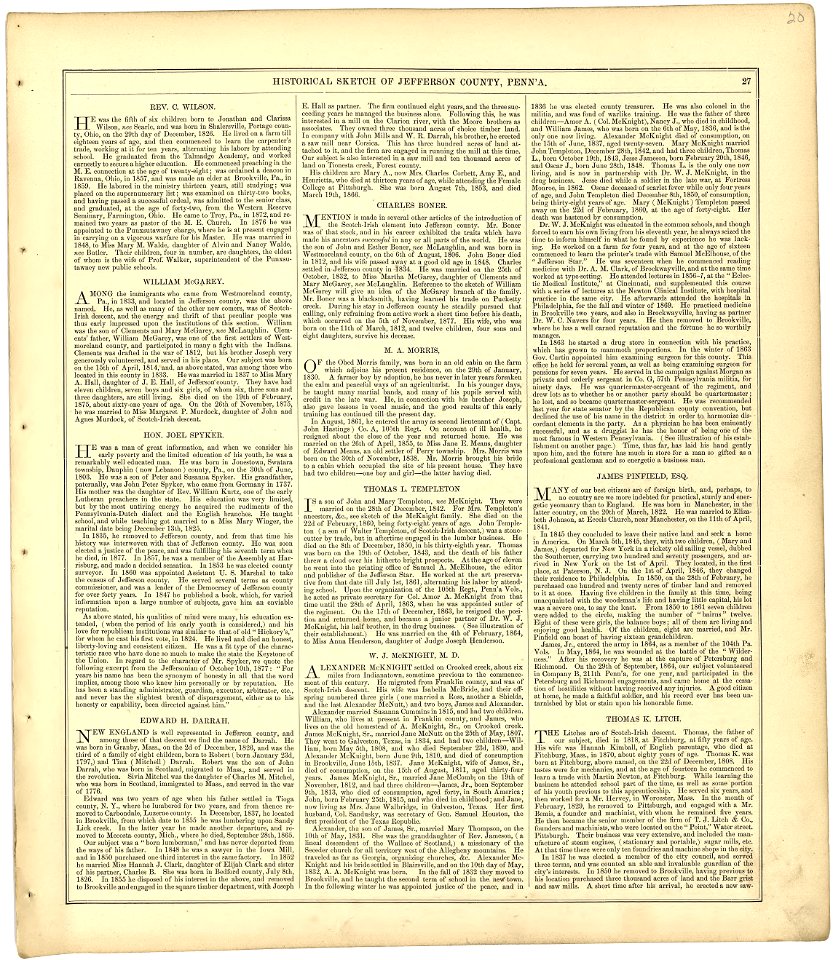 Caldwell's illustrated, historical, combination atlas of Jefferson County, Pennsylvania LOC 2005633550-21
