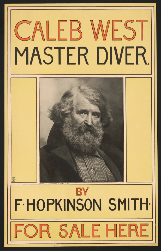 Caleb West master diver by F. Hopkinson Smith. For sale here LCCN2015647878. Free illustration for personal and commercial use.
