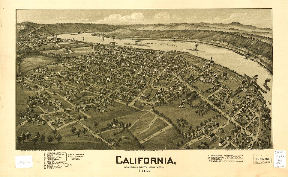California, Washington County, Pennsylvania 1902 LOC 73693131