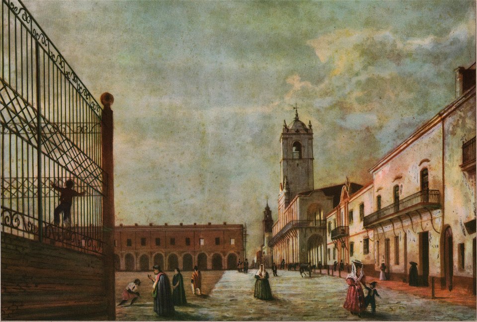 Calle de la Catedral - Buenos Aires, según Pellegrini