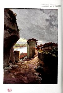 Calle de San Vicente de la Barquera, por A. Andrade