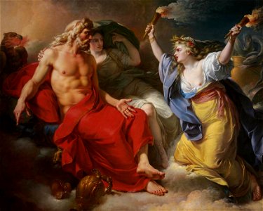 Callet - Jupiter and Ceres, 1777. Free illustration for personal and commercial use.