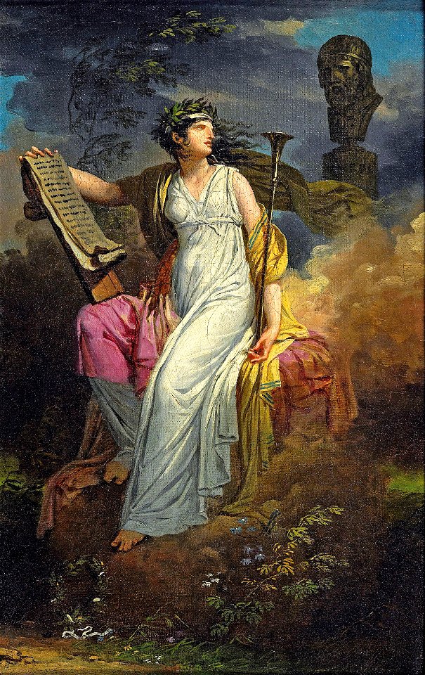 Calliope, Muse of Epic Poetry - Charles Meynier (Other Version)
