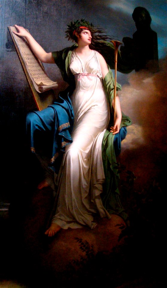 Calliope, Muse of Epic Poetry - Charles Meynier