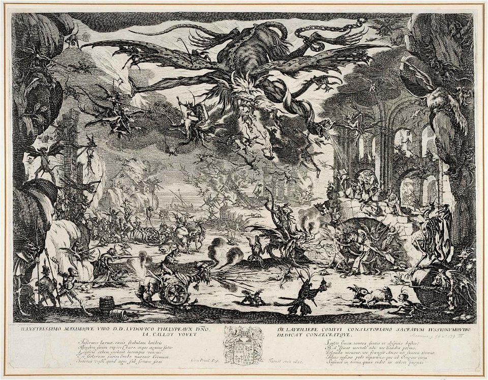 Callot La tentation de Saint Antoine