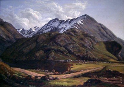 Jacob Calmeyer - View of Svartediket near Bergen - NG.M.01526 - National Museum of Art, Architecture and Design
