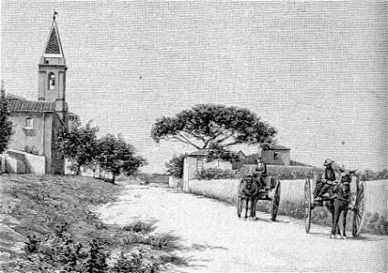Caltagirone – Convento di Santa Maria di Gesù (xilografia)